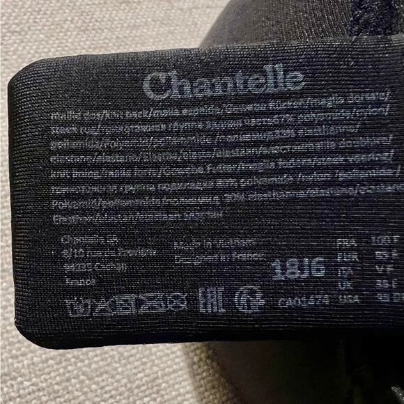 ^NWOT Chantelle C401474 C Jolie Custom Coverage Tshirt Black Bra – Sz 38DDD - Picture 12 of 12